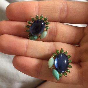 Banana Republic Vintage-style colorful earrings